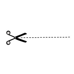 cutting lines vector illustration