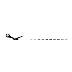 cutting lines vector illustration