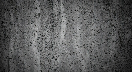 Abstract Grunge Texture: Dark Gray Concrete Wall Background with