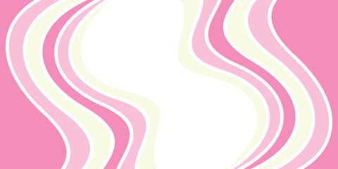 Modern Background With Wavy Design Pastel Colors