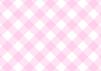 ピンク色のチェック柄