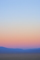 Fototapeta premium Soft, muted colors paint a tranquil landscape