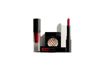  Beauty products isolated on a white background 