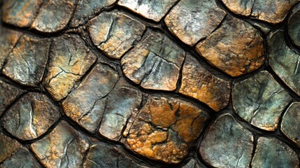 Detailed Reptile Scale Pattern