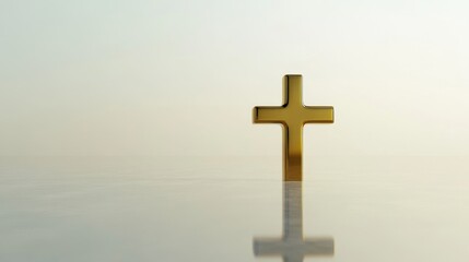 Golden Cross with Reflection on Neutral Surface