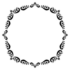 Ornate decorative border featuring intricate floral patterns, suitable for invitations or art projects