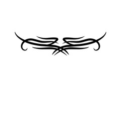 Elegant decorative border design with flowing curves, suitable for invitations or graphic projects