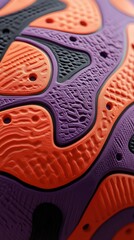 Obraz premium Close-up view of textured sports shoe