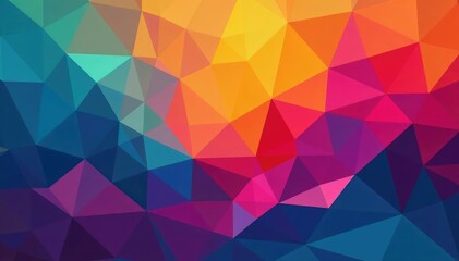 Geometric abstract shapes in vibrant color, endlessly repeating , circles, abstract seamless, polygons