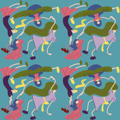 All Women Holding Hands 