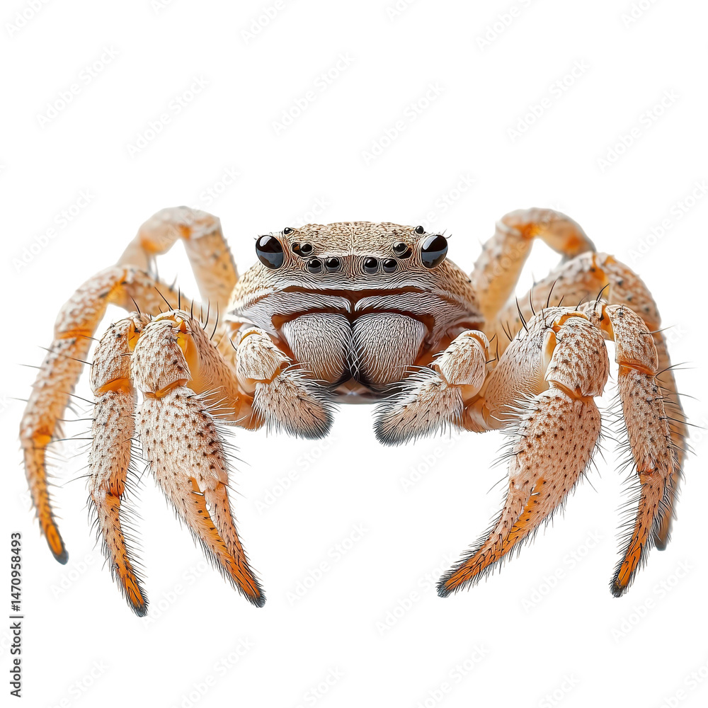 Poster detailed closeup showcasing the intricate anatomy and texture of a distinctive crab specimen