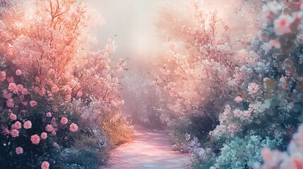 Mystical Blossom Path