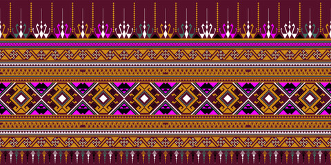 Traditional Aztec ethnic pattern