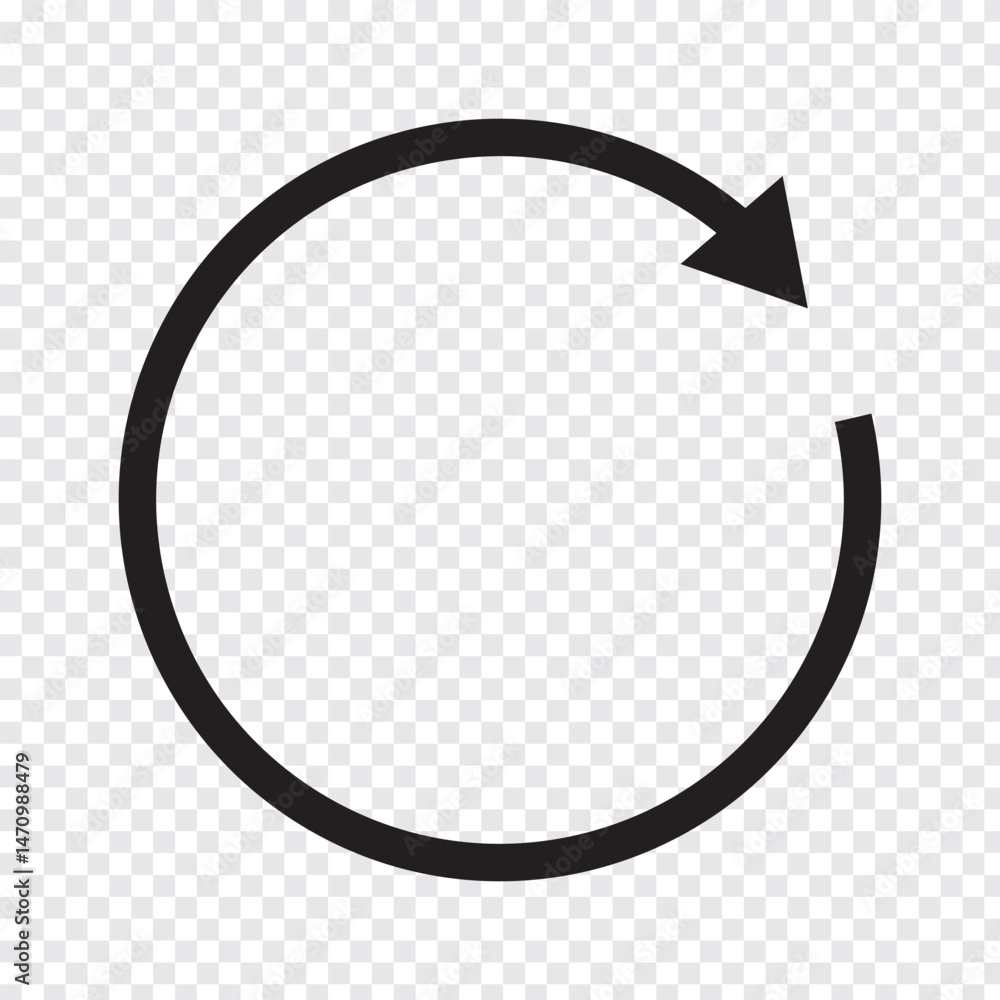 Poster collection of circular and refresh arrow icons. direction element. cursor sign. recycle symbol. vect