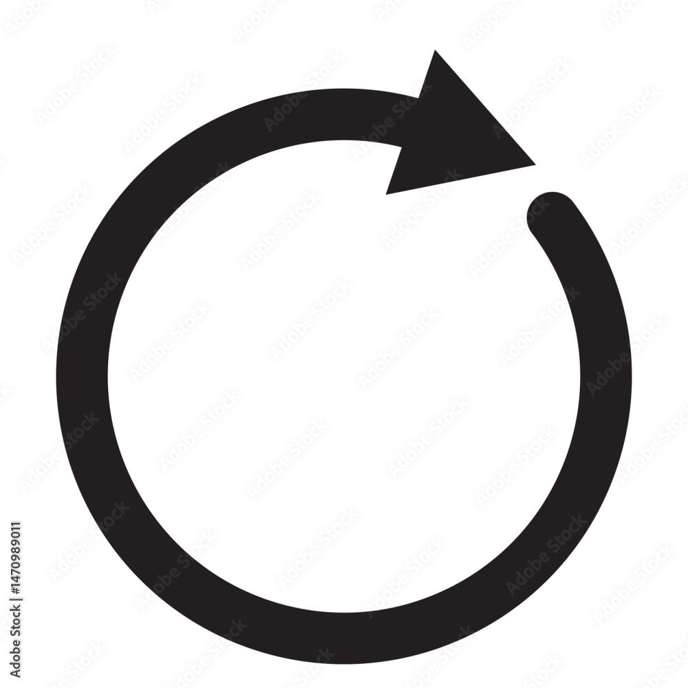 Poster refresh or reload arrows. circle arrow, connect or recycle digital icons. connection restart symbols