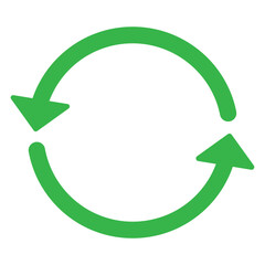 Refresh or Reload arrows. Circle arrow, connect or recycle digital icons. Connection restart symbols, isolated rotate round group recent vector collection. Green, Black and Blue Color.