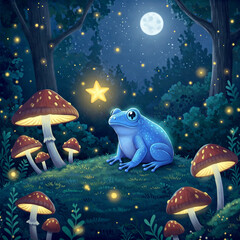 mushrooms in the forest