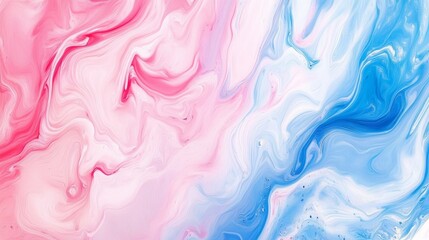 Obraz premium Abstract Pink and Blue Marble Art blue background