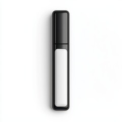 Minimalist Black Container for Lip Balm or Cosmetic Product Display