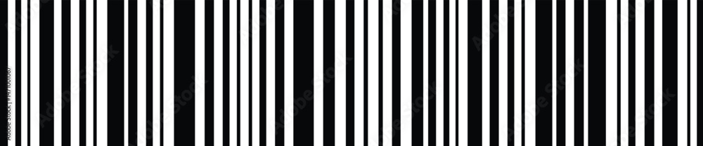 Poster set of barcode vector icon. realistic barcode. barcode icon. bar code scan label. barcode isolated o