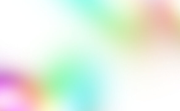 Abstract multicolor blurred gradient shape cutout on transparent background, glowing colors gradients effect, grungy texture, vibrant colors.