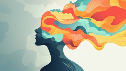 Creative design reflecting the themes of positive thinking and personal development. 