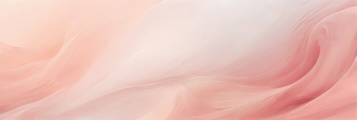 Soft Pink and White Wave Pattern Abstract Background with Dreamy Feel