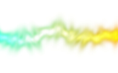 Abstract multicolor blurred gradient shape cutout on transparent background, glowing colors gradients effect, grungy texture, vibrant colors.