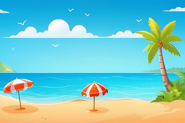 summer beach background