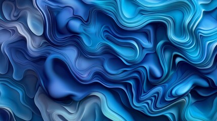 Fototapeta premium Abstract Blue Wave Design blue background