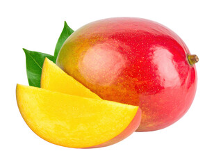 Raw Mango isolated on white png