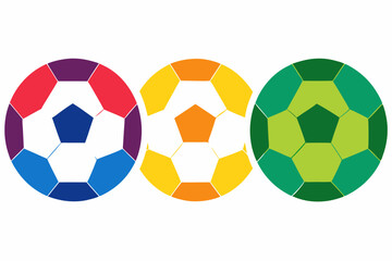 Obraz premium Soccer Ball icon silhouette vector illustration