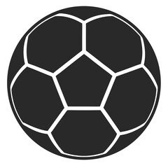 Soccer Ball silhouette vector illustration