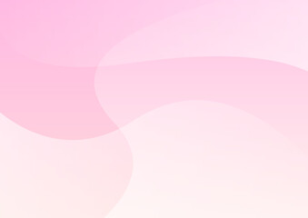 ピンクの抽象的なウェーブ背景イラスト