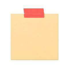 Sticky Note Isolated