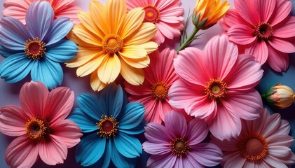 Overlapping petals create a continuous floral tapestry , floral texture, seamless vector