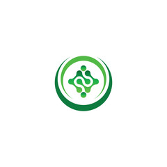 Vector illustration of various technology logos for industry