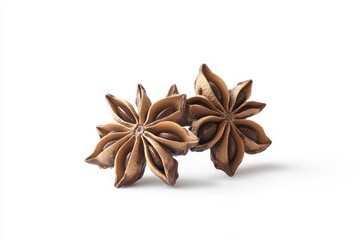 Two star anise spice pods