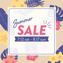 南国の植物C　スクエアバナー3