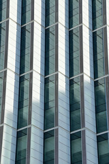 Windows of business building. Modern city building. Building abstract.  Building background.