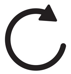 Refresh arrows icon . Reload, refresh and restart icon for website design. eps 10 