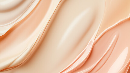 White Cream Texture for Skincare and Cosmetic Background