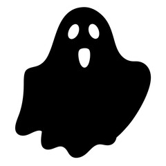 Spooky Halloween Ghost Illustration Perfect for Decoration and Digital Design Projects