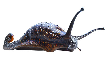 A slug with a transparent background.