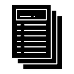 Document glyph icon

