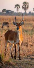 Naklejka premium Majestic Antelope on the African Plains