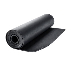 Rolled Black Rubber Sheet - Industrial Flooring