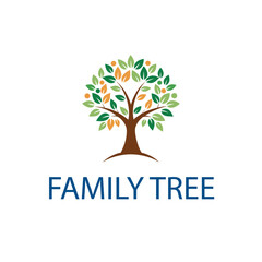Obraz premium Family Tree logo