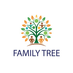 Obraz premium Family Tree logo