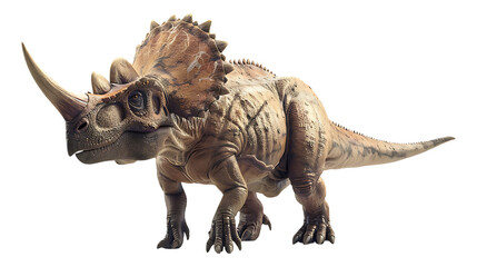 Obraz premium A Torosaurus with a transparent background.